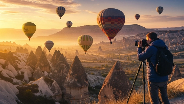 Hot Air Balloon Sunrise Photography