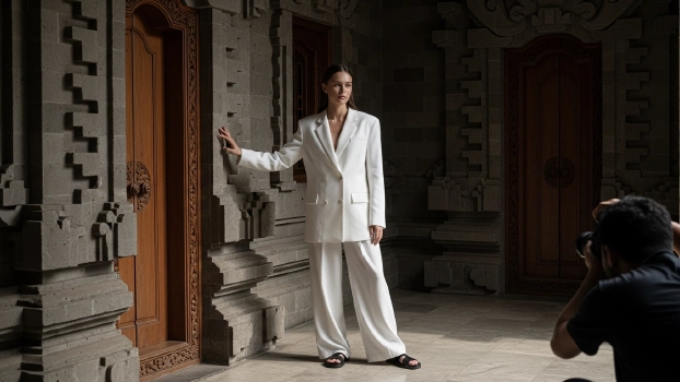 Minimalist Fashion Editorial in Yogyakarta